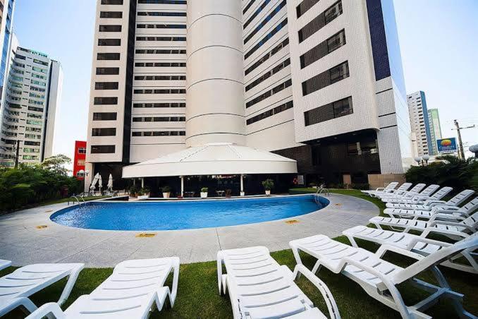 Flat Com Vista Para O Mar Форталеза Экстерьер фото